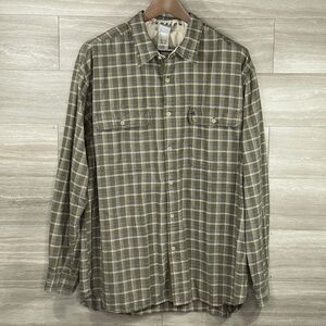 The North Face A5 Series Green Plaid Shirt Mens XXL Long Sleeve Button Up VGUC